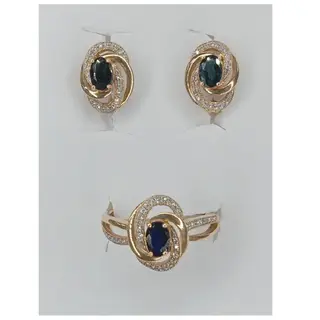 Ювелирный комплект Камея 1202046119Р 1201046119Р_18 18р 5.76гр 