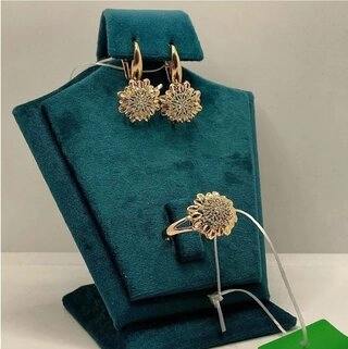 Ювелирный комплект Kausar Gold K364 18р 7,7гр. 