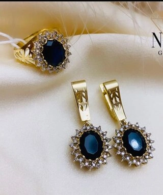 Ювелирный комплект Kausar Gold K394 17-19р 9,2гр. 