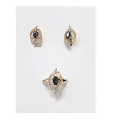 Ювелирный комплект Камея 1202И047015 1201Р047015_17 17р 2.73гр  - фото 2