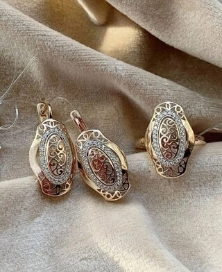 Ювелирный комплект Kausar Gold К181 18,5р 5гр. 