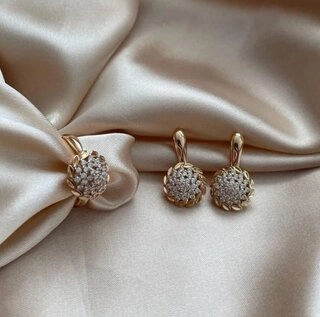 Ювелирный комплект Kausar Gold К177 6гр. 