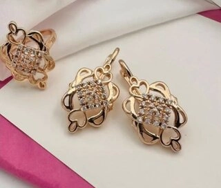 Ювелирный комплект Kausar Gold K405 17-19р 10,4гр. 