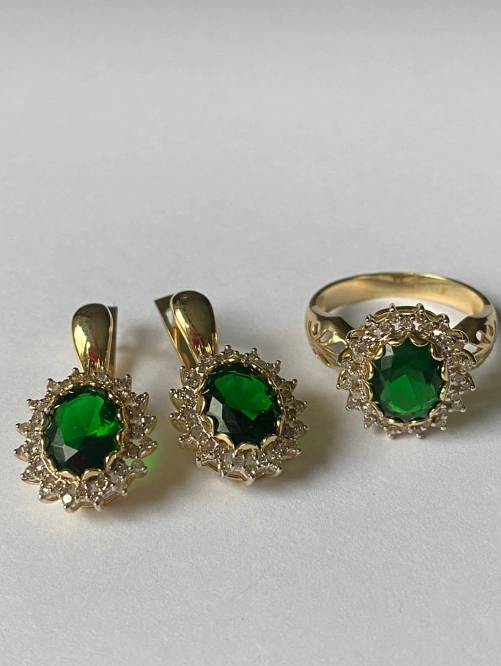 Ювелирный комплект Kausar Gold K388 17-19р 9,4гр. 