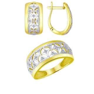 Ювелирный комплект Sokolov 1011537-18.5 1021037 18,5р 6,64гр. 