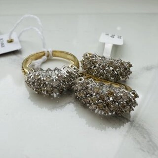 Ювелирный комплект SAFIYA JEWELRY BRILCOM5 вес 7.5 г золото, бриллиант 