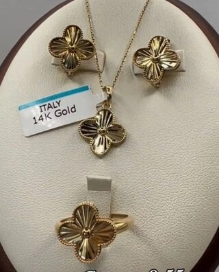 Ювелирный комплект Exclusive Gold SharmGold87788 вес 10.42 г золото, без вставок 