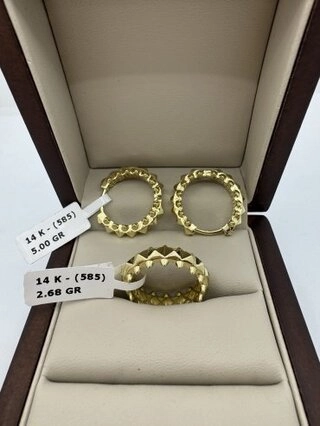 Ювелирный комплект Exclusive Gold 285152705 вес 7.68 г золото, без вставок 