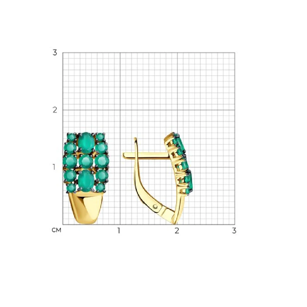 Комплект Diamant 53-320-01442-1 53-310-01442-1_18 18р 5,06гр.  - фото 4