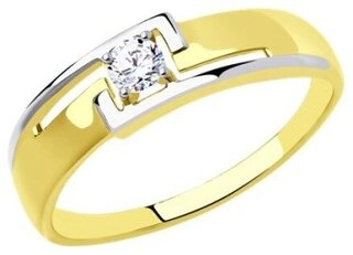 Ювелирный комплект Diamant 53-120-00892-1.53-110-00892-1 19р 4.46гр 