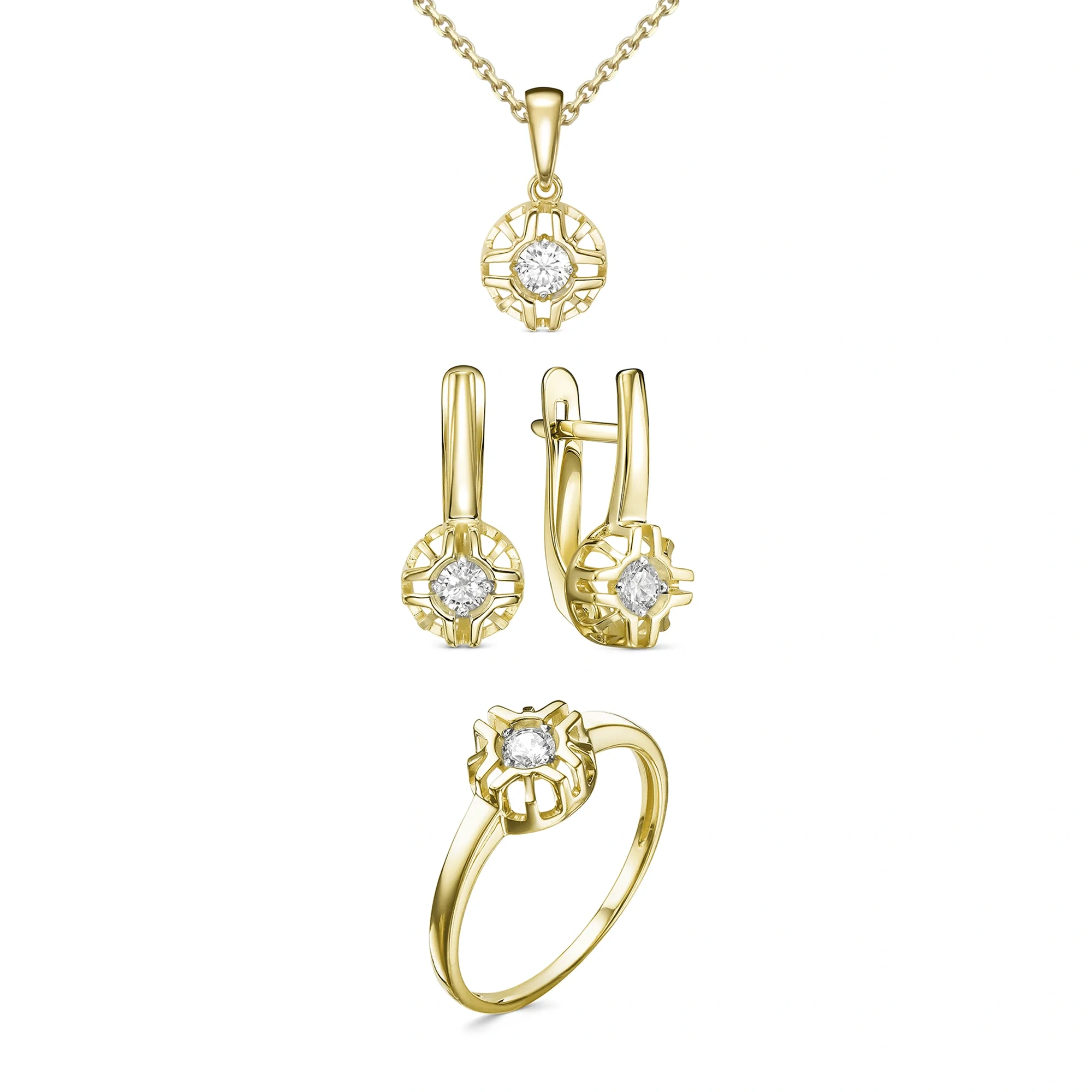 Ювелирный комплект Goldos 143776-S-2 17р  - фото 3