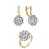 Ювелирный комплект Goldos К442-320-S 19р  - фото 2