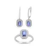 Ювелирный комплект Goldos XDR10565W-S 17.5р  - фото 2