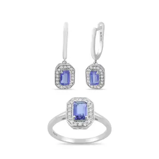 Ювелирный комплект Goldos XDR10565W-S 17.5р 