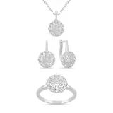 Ювелирный комплект Goldos SDR2127W-S-2 17.5р  - фото 3