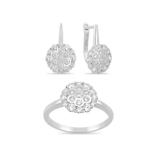 Ювелирный комплект Goldos SDR2127W-S 17.5р  - фото 4