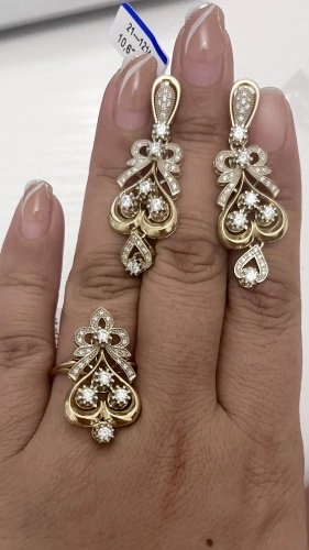 Ювелирный комплект Exclusive Gold 7678888 18.5р 15.5гр 