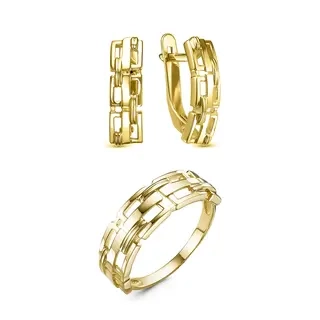 Ювелирный комплект Goldos 143784-S 17.5гр  - фото 2