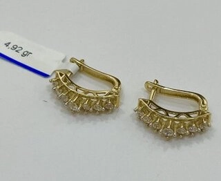 Ювелирный комплект Exclusive Gold 855788 вес 7.99 г золото, фианит 