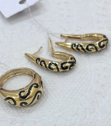 Ювелирный комплект Exclusive Gold 877888 18.5р 10.6гр 
