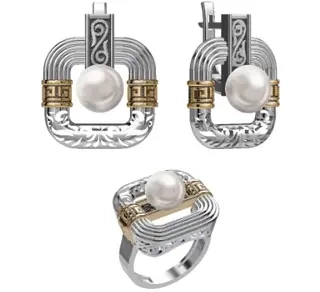 Ювелирный комплект Merhat Limited KS005 18р  - фото 5