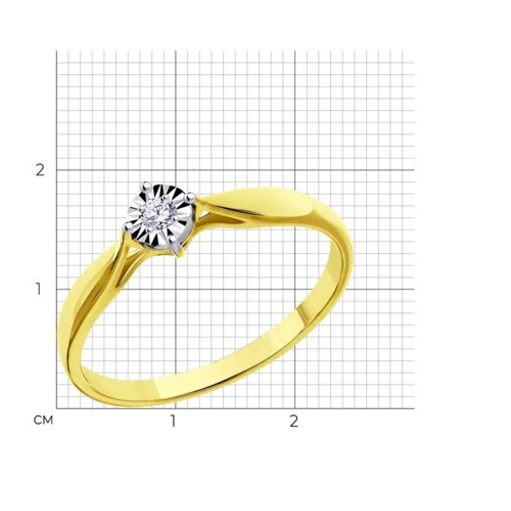 Ювелирный комплекты Sokolov 1021322-21011587_16.5 16.5р 3,26гр  - фото 6