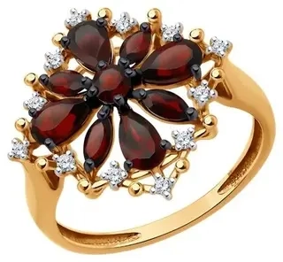 Ювелирный комплект Sokolov 51-310-02484-1 18р 8.16гр  - фото 2