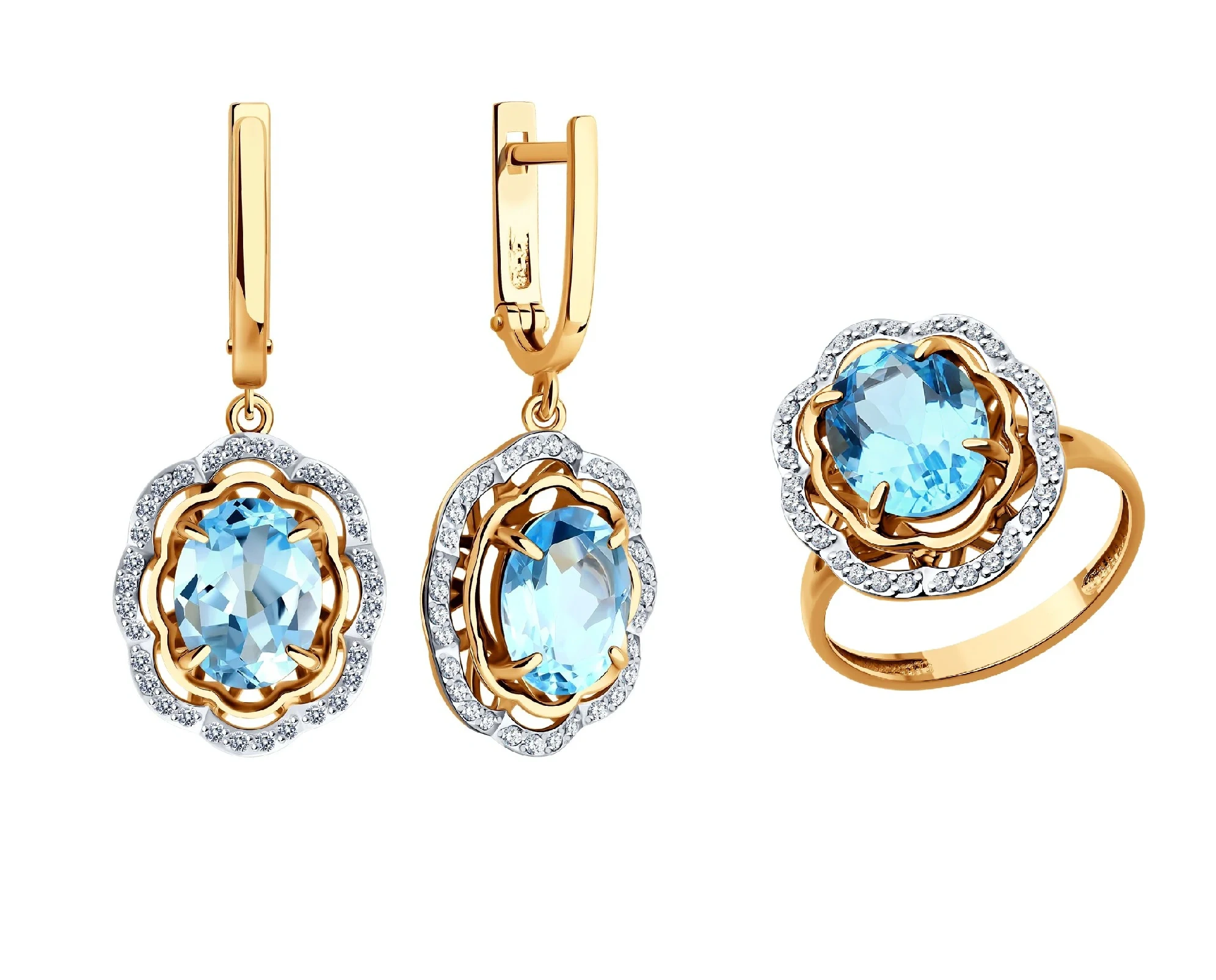 Ювелирный комплект Sokolov 51-321-02510-1 19р 10гр  - фото 3