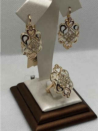 Ювелирный комплект Kausar Gold K280 19р 9,72гр. 