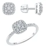 Ювелирный комплект Sokolov 1022253 1012622 18р 4.77гр  - фото 7