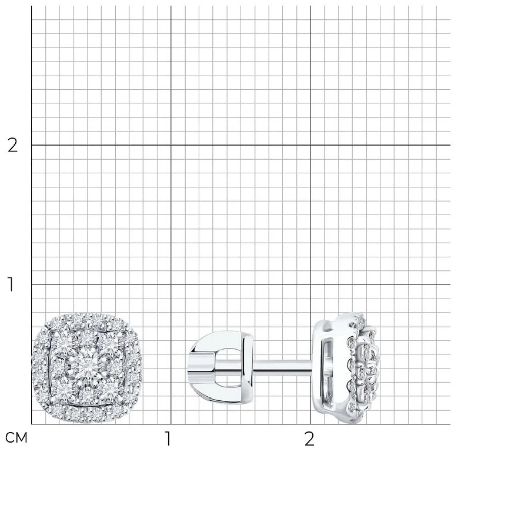 Ювелирный комплект Sokolov 1022253 1012622 18р 4.77гр  - фото 4