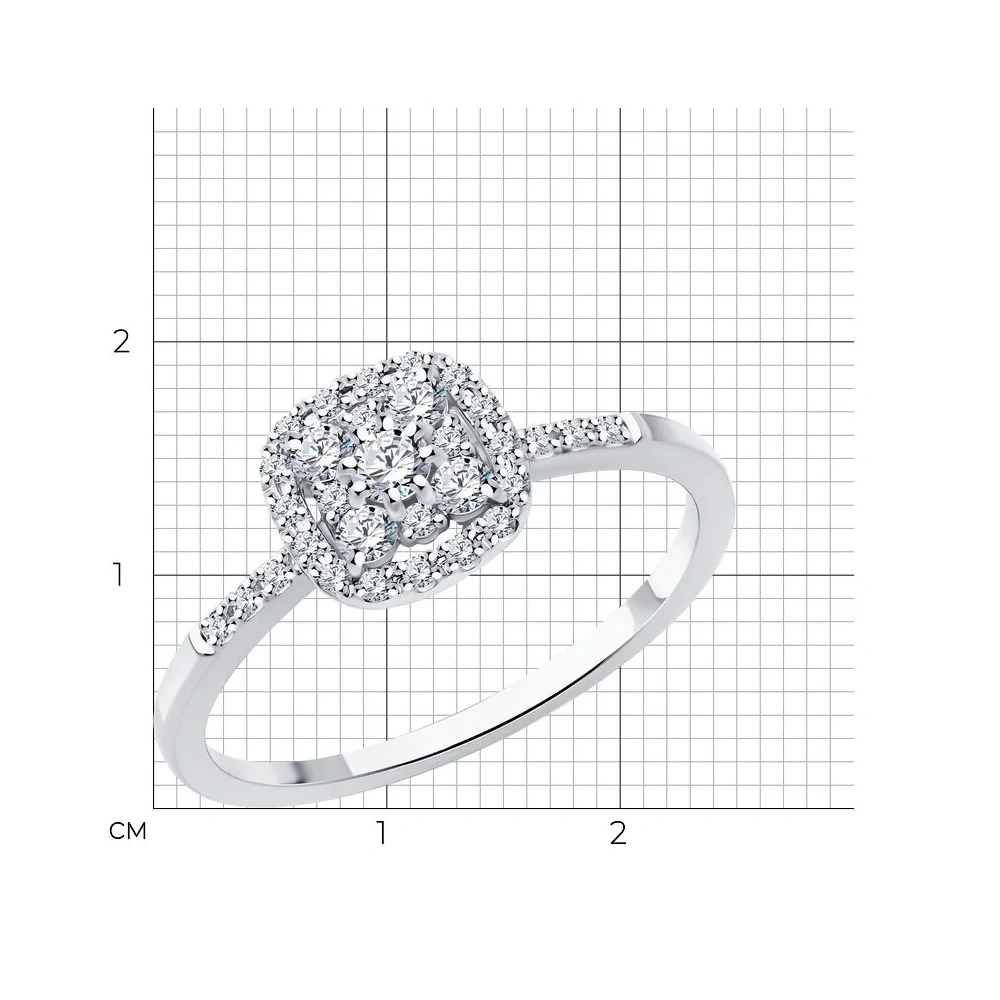 Ювелирный комплект Sokolov 1022253 1012622 18р 4.77гр  - фото 3