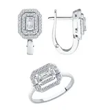 Ювелирный комплект Sokolov 10222221-3 1012144 18р 6.01гр  - фото 5