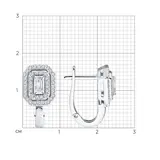 Ювелирный комплект Sokolov 10222221-3 1012144 18р 6.01гр 