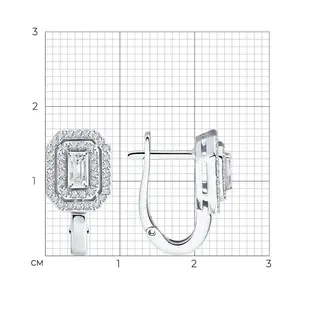 Ювелирный комплект Sokolov 10222221-3 1012144 18р 6.01гр 