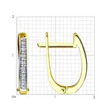 Ювелирный комплект Sokolov S1020971  S1011806-2_16 16р 2.59гр  - фото 3