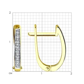 Ювелирный комплект Sokolov S1020971  S1011806-2_16 16р 2.59гр  - фото 3