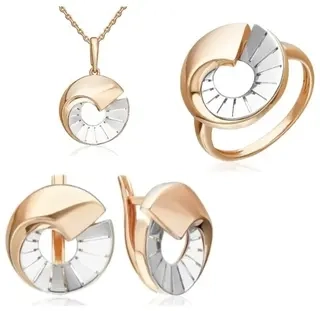 Ювелирный комплект Platina 03-3542-00-000-1111 02-5379-00-000-1111 01-5822-00-000-1111 tan 17.5р 