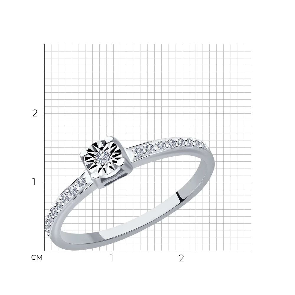 Ювелирный комплект Sokolov Z1021850 1021850 17.5р 3.65гр  - фото 5