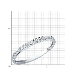 Ювелирный комплект Sokolov S1021316-3  17р 2,66гр 