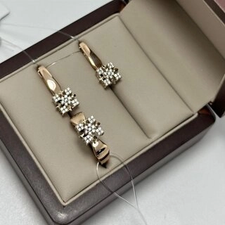 Ювелирный комплект Kausar Gold K597 17-19р 6,38гр. 