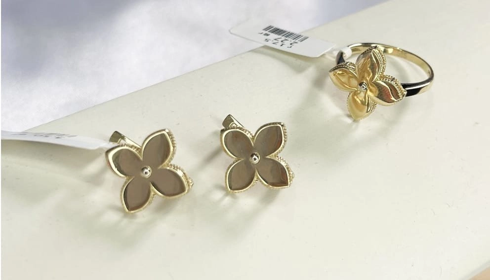 Ювелирный комплект Kausar Gold K368 17-19р 5,77гр. 