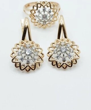 Ювелирный комплект Qudaluq Q900100 18р 6,06гр. 