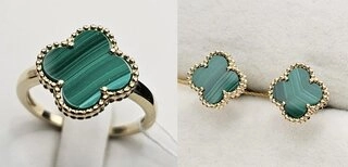 Ювелирный комплект Deimantas 110543548 16,5р 3,21гр 2,32гр. 