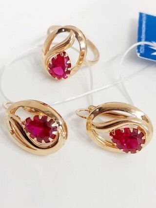 Ювелирный комплект Qudaluq Q010010 19р 4,16гр. 