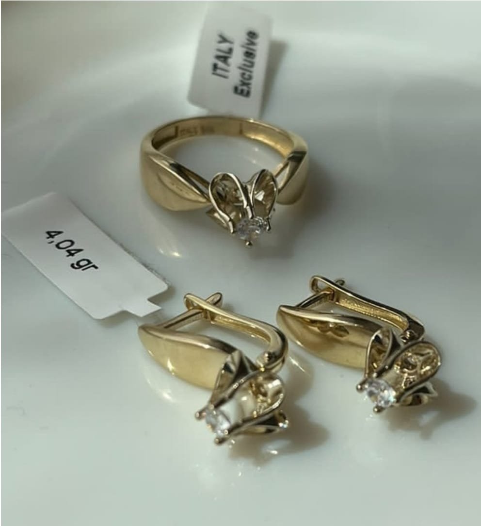 Ювелирный комплект Kausar Gold K401 17-19р 6гр. 