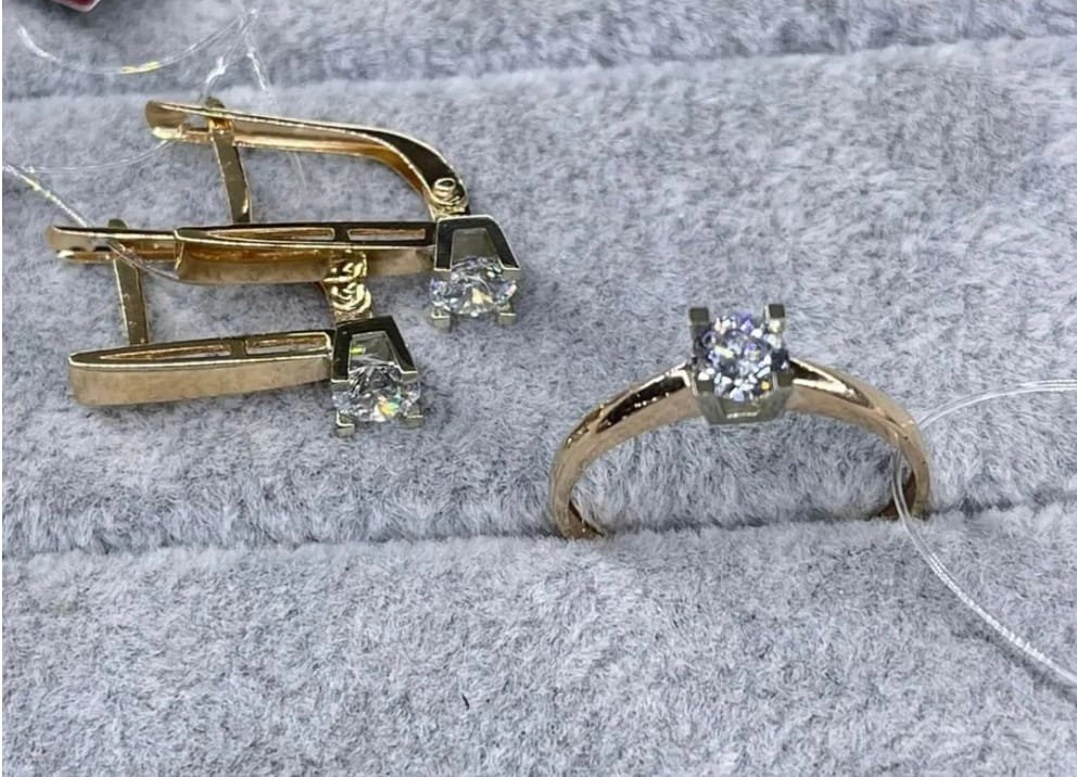 Ювелирный комплект Kausar Gold K403 17-19р 4,5гр. 