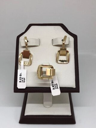 Ювелирный комплект Kausar Gold K277 19,5р 8,7гр. 