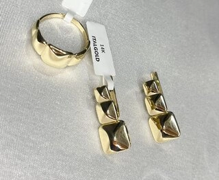 Ювелирный комплект Kausar Gold K412 17-19р  7,32гр. 