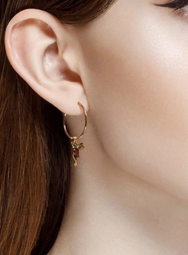 Ювелирный комплект SOKOLOV 725378 вес 2.91 г золото, фианит 